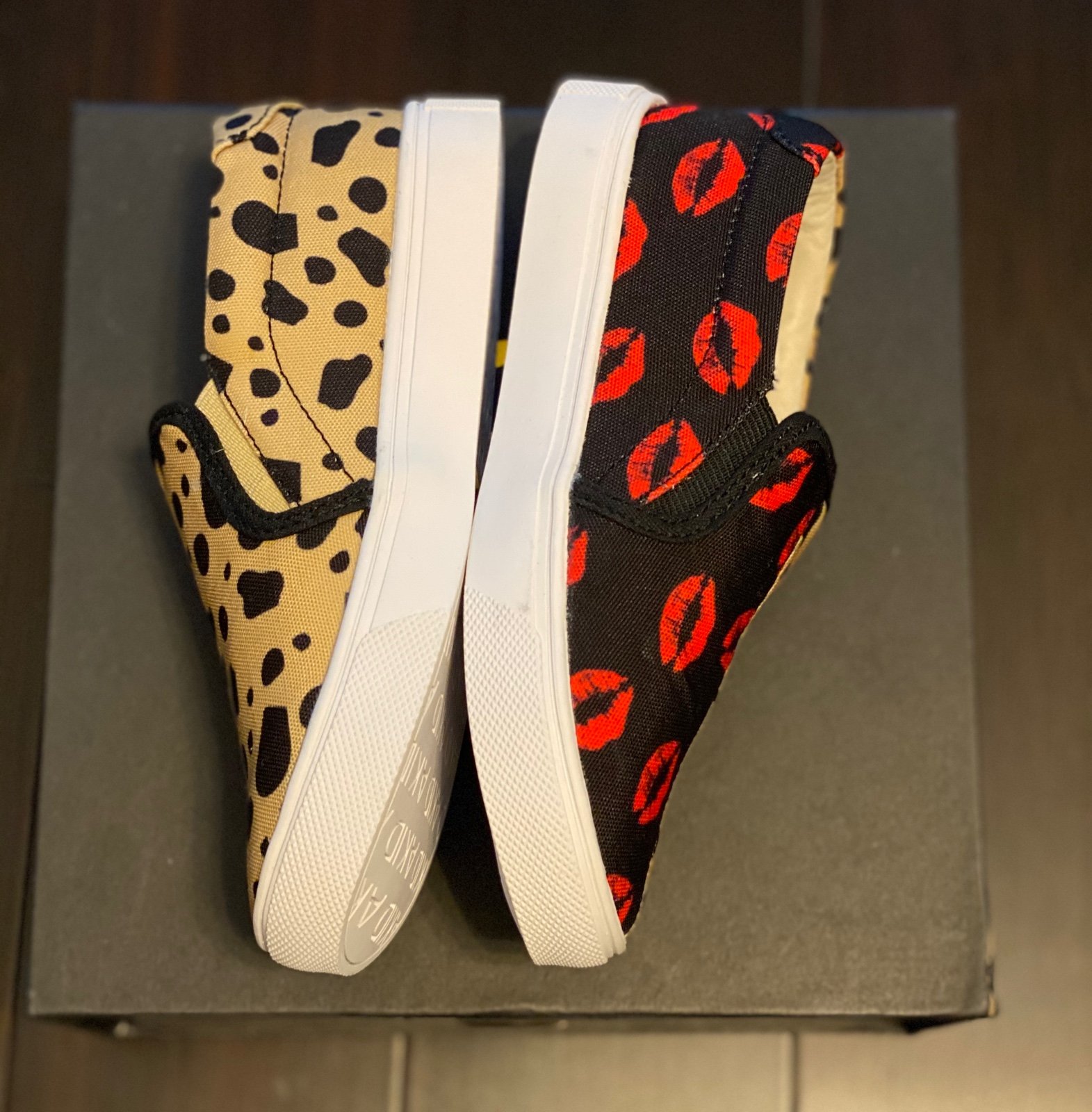 AKID LIV LEOPARD LIPS sales Slip-On Sneakers