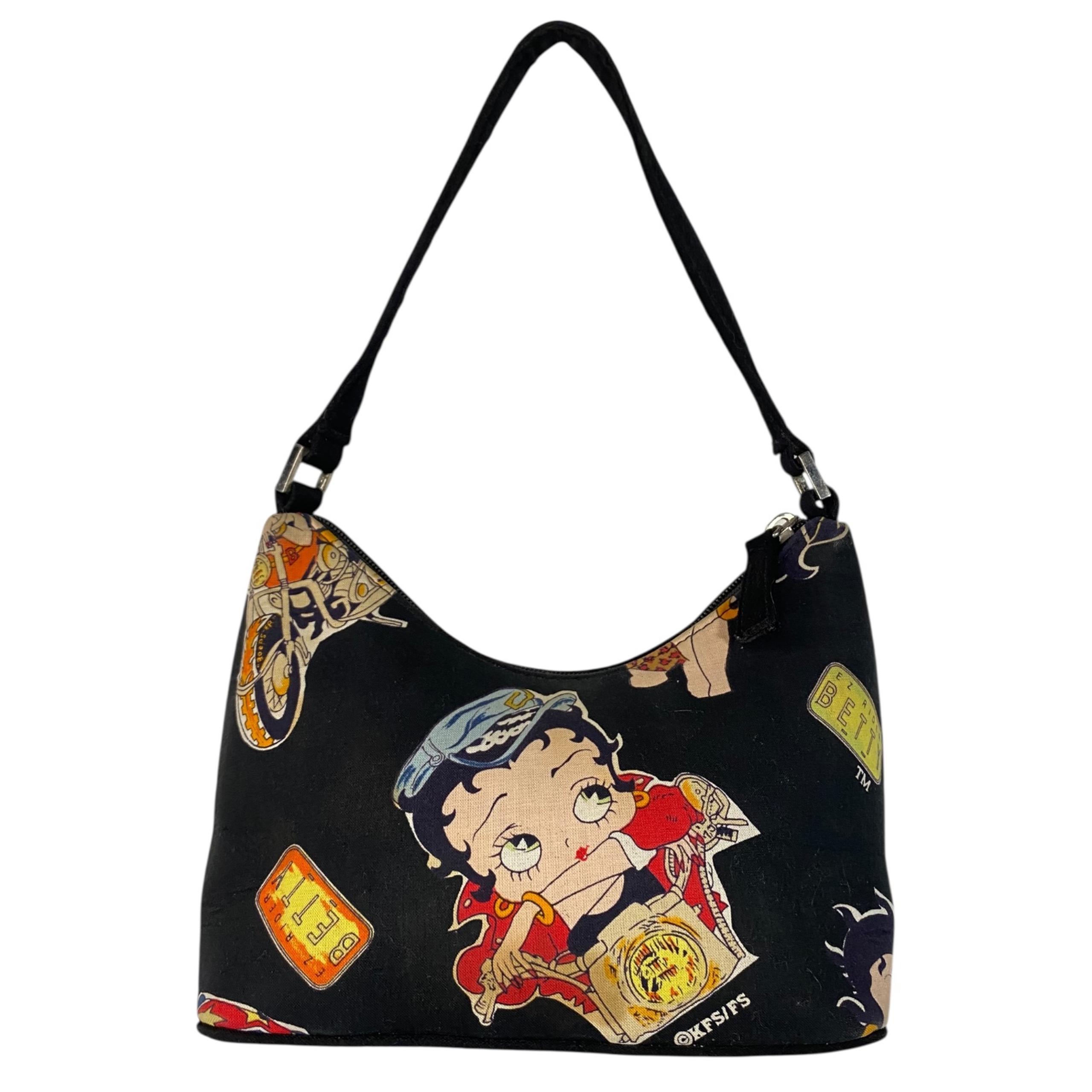 Betty Boop Biker Mini Handbag Shoulder Purse