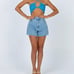 Princess Polly Clark top Blue