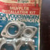 Vintage Do Your Own Bug! Volkswagen Muffler Installation Kit C540 Beetles 1963