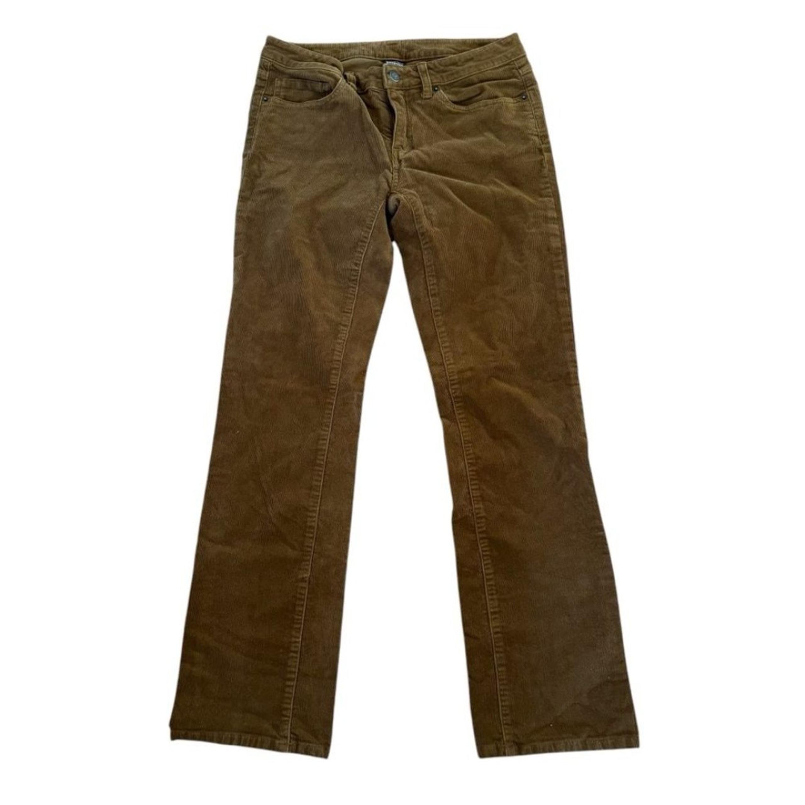 Patagonia Brown Corduroy Pants Organic Cotton Short Straight size 27/4