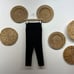 1045 Dolce & Gabbana D&G Neutral Black Ribbed Knit Stretch Cropped Capri Pant 8