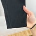 1045 Dolce & Gabbana D&G Neutral Black Ribbed Knit Stretch Cropped Capri Pant 8