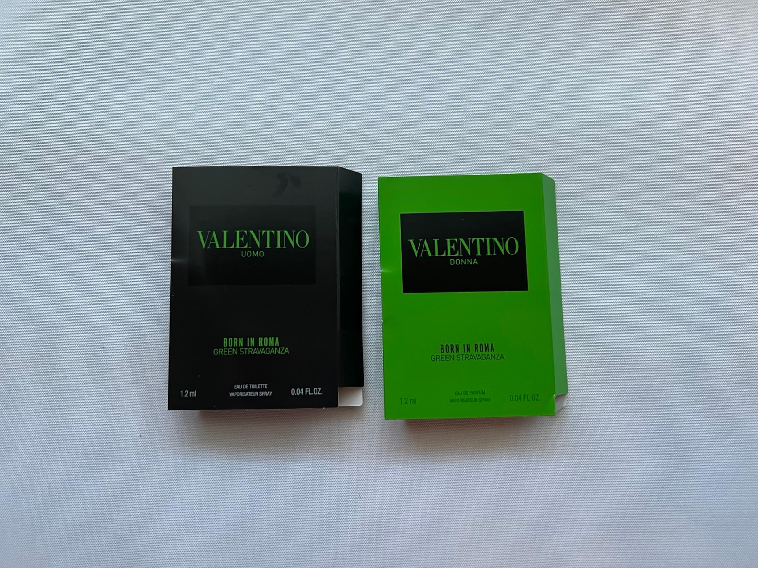 Valentino Donna, born in Roma green stravaganza