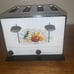 Vintage MCM Working Toastmaster Toaster D154 WH Fruit Pattern 4 Slice Retro. Ex