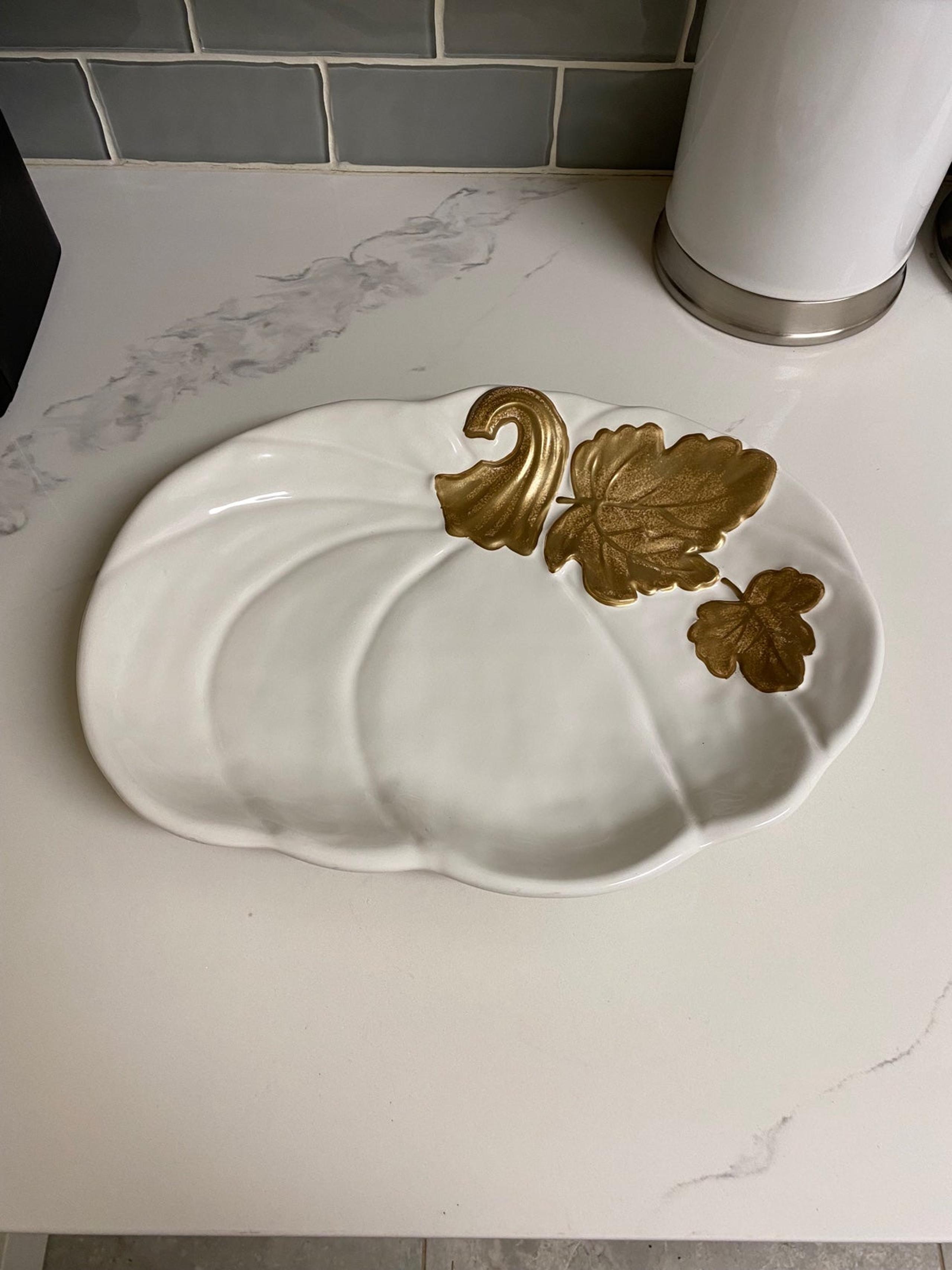 Vintage Pier 1 Pumpkin Platter