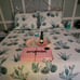 Cactus Quilt & Velvet Bedskirt