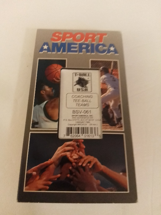 Coaching Tee Ball Teams From Sport America VHS Video Cassette Like New