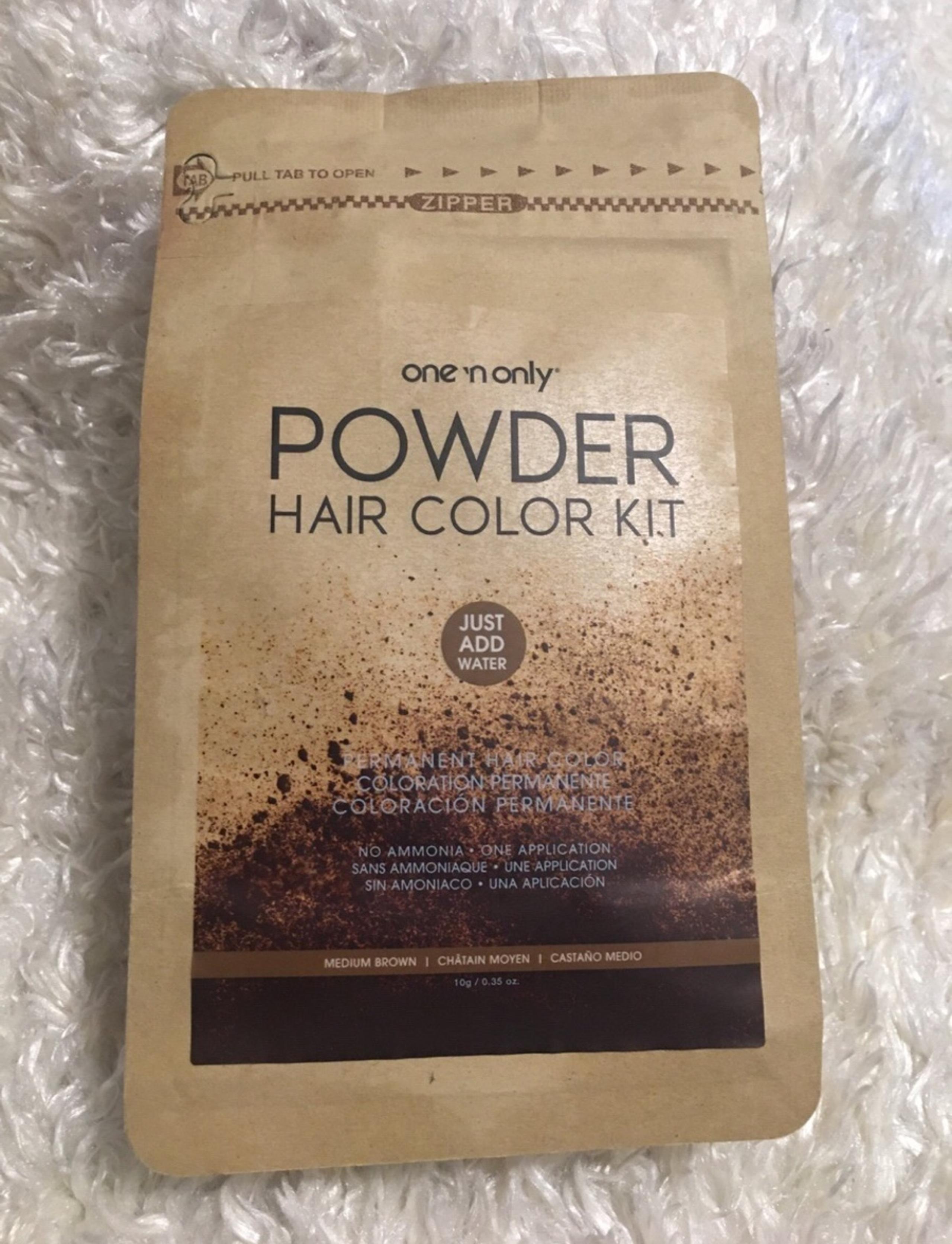 One’n Only Powder Hair Color Kit (Medium Brown)