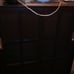 Black bookshelf