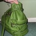 Michael Kors Large Green Tote Purse- leather shoulder bag/crossbody
