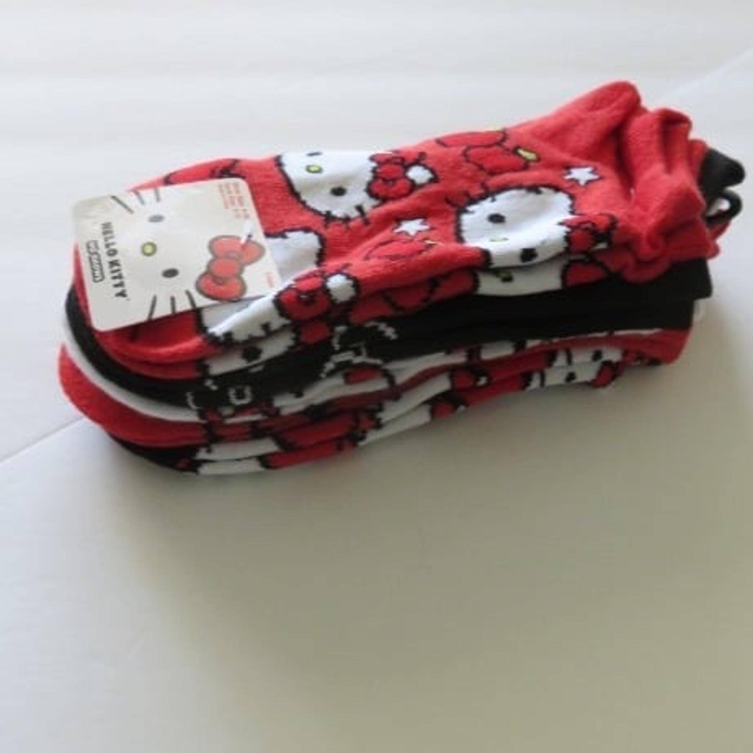 (#I) Hello Kitty 5-pairs No-show socks