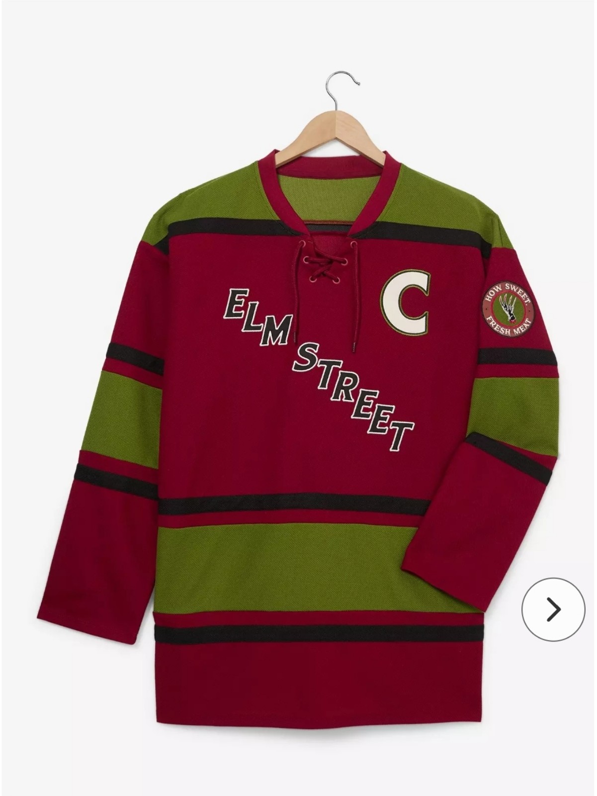 Nightmare on Elm Street Freddy Krueger Hockey Jersey - BoxLunch Exclusive