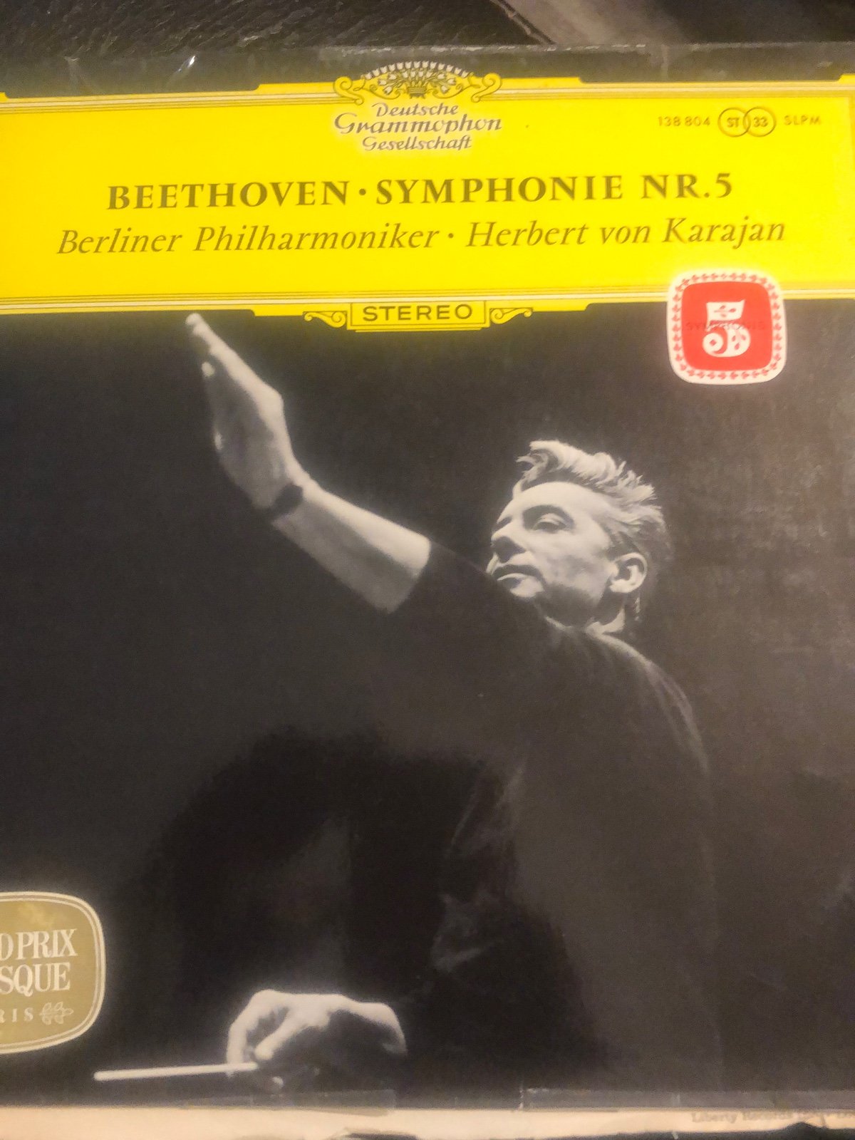 Vintage 1977 Vinyl Record: Beethoven Symphonie NR. 5