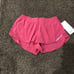 Brand New Lululemon Hotty-Hot Low Rise Shorts 2.5 Lined, Lip Gloss Size 10 Women