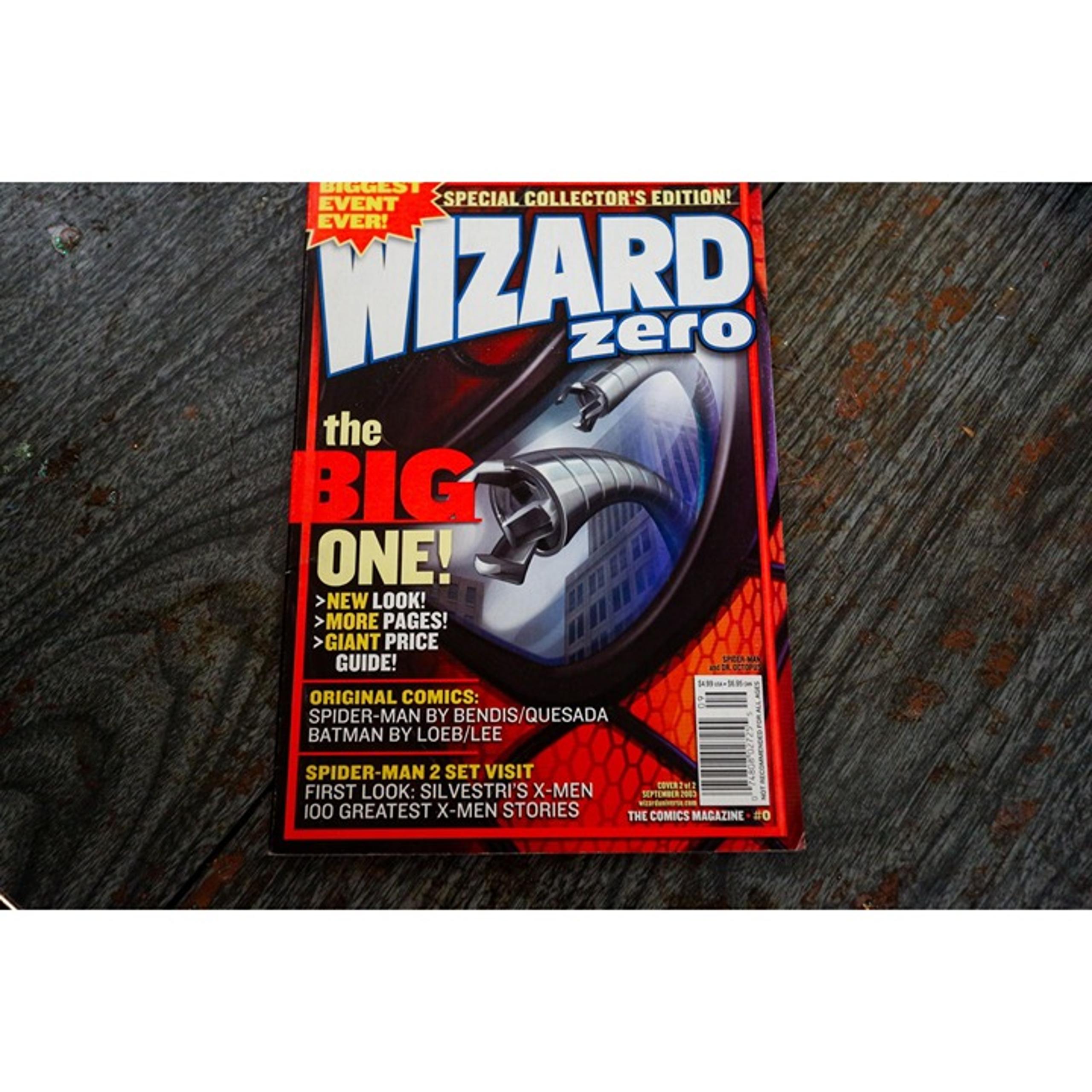 Wizard Magazine September 2003 Bendis, Quesada, Loeb, Lee Spider-Man Cover