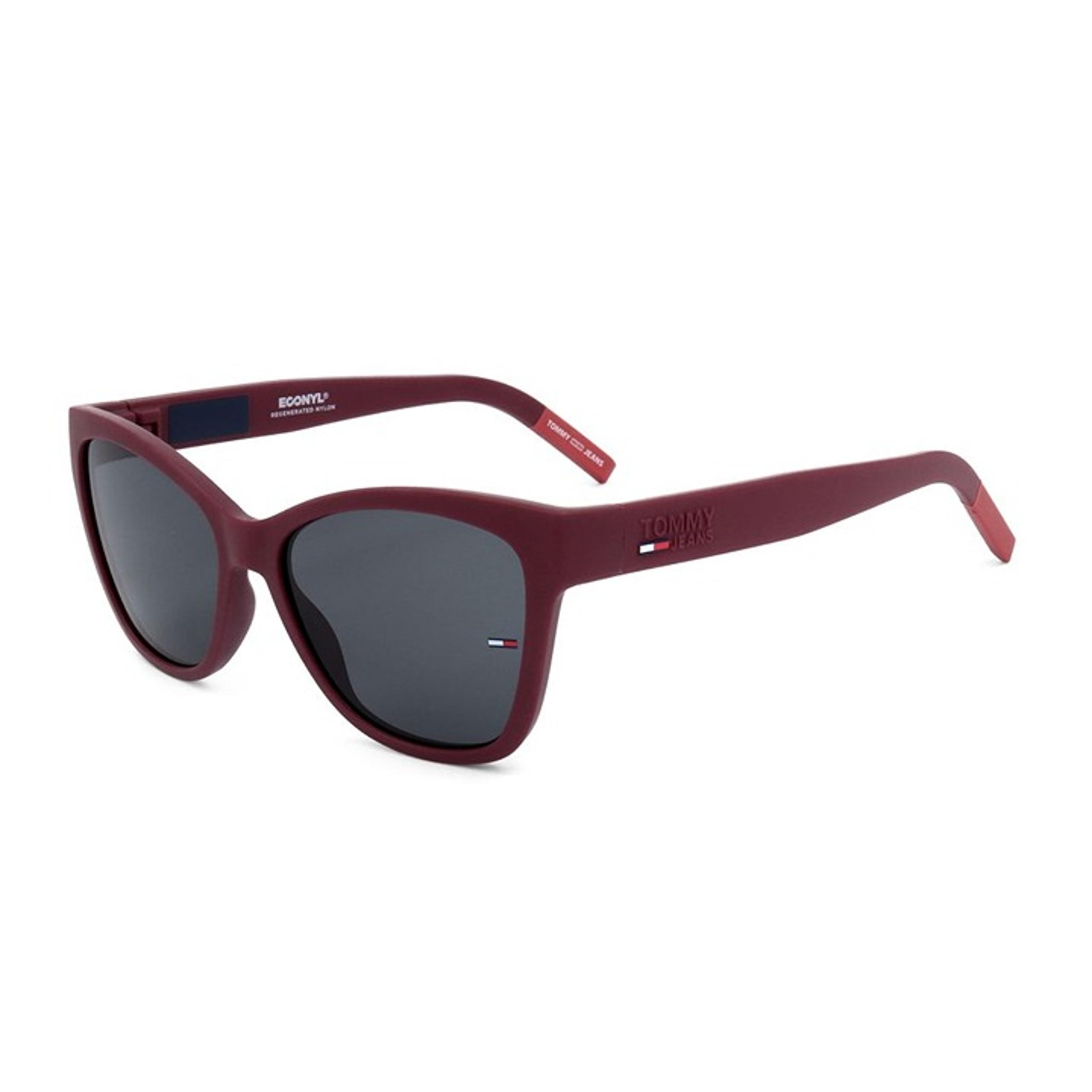 TOMMY HILFIGER women's UV3 acetate burgundy sunglasses with original packaging