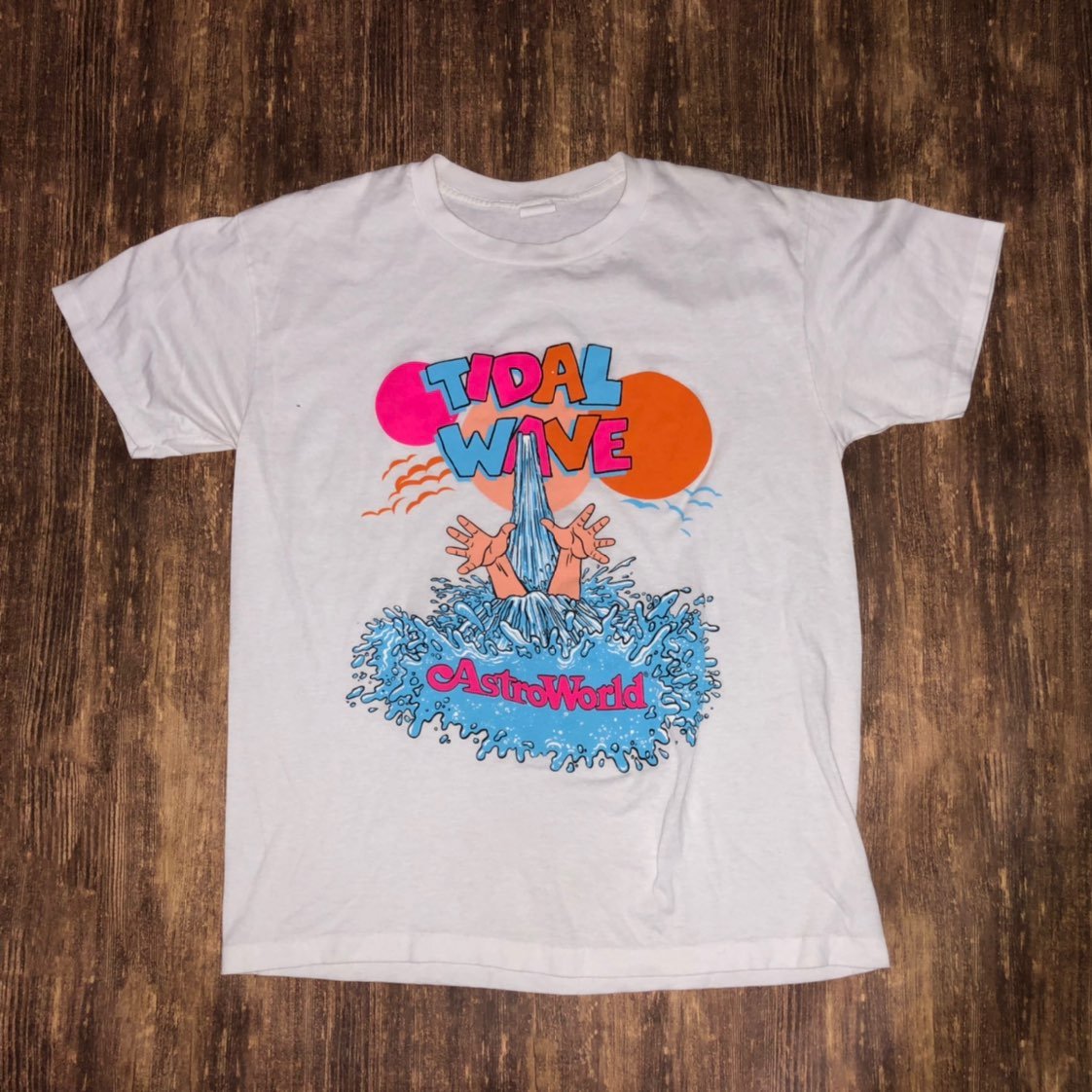 Vintage AstroWorld Tidal Wave Ride T-shi