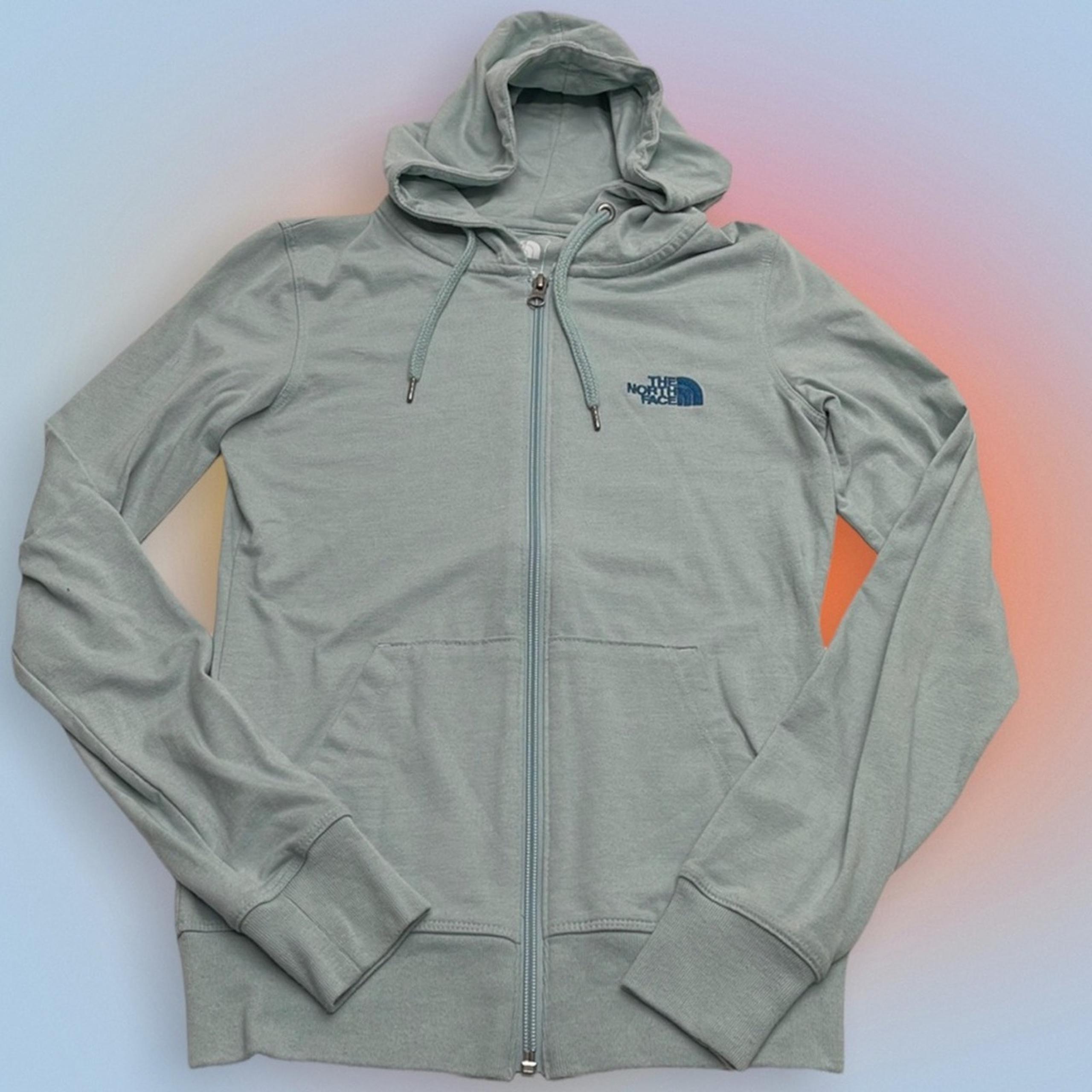 THE NORTH FACE Women’s XS Green Lightweight Hoodie Sweatshirt