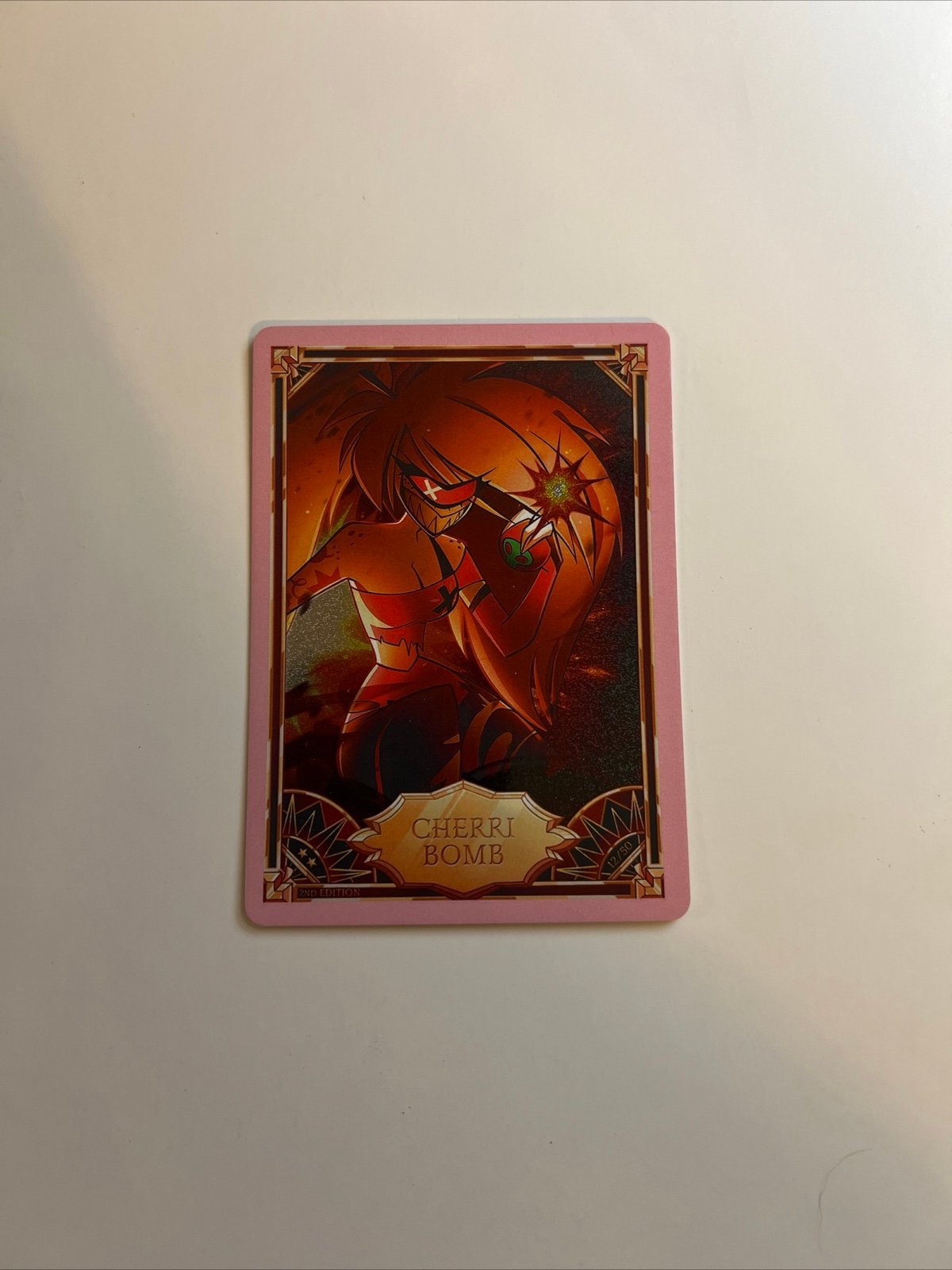 Hazbin Hotel Cherri Bomb Pink Foil