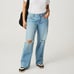 NWT Torrid Perfect Wide Leg Vintage Stretch Denim Jeans Distressed Size 18R