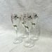 Perrier-Jouët Art Nouveau French Hand Painted Floral Champagne Flutes Set of 4