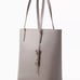 Kate Spade Karla Cityscape Gray Smooth Leather Tote Seton Drive