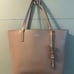 Kate Spade Karla Cityscape Gray Smooth Leather Tote Seton Drive
