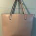 Kate Spade Karla Cityscape Gray Smooth Leather Tote Seton Drive