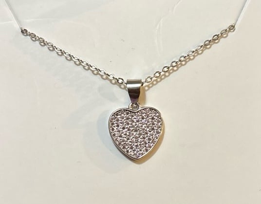 RYZE Party Princess Pink Heart Necklace - N4-1470