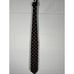 Seaward & Stearn England Silk Tie Brown With White Polka Dot
