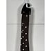 Seaward & Stearn England Silk Tie Brown With White Polka Dot