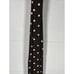 Seaward & Stearn England Silk Tie Brown With White Polka Dot