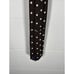 Seaward & Stearn England Silk Tie Brown With White Polka Dot