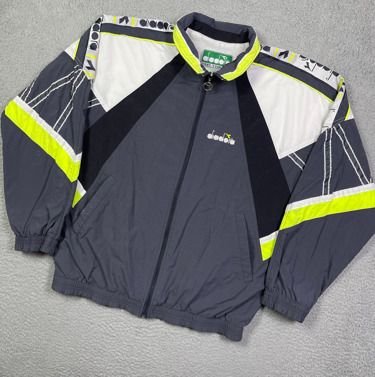 Vintage 90s Diadora Windbreaker jacket