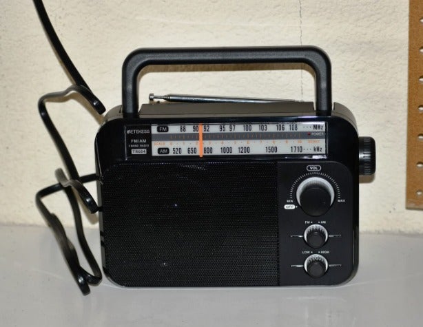 TR604W AM FM NOAA Radio, Portable Emergency Weather Radios with Best Reception