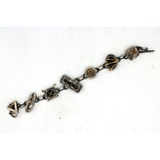 Sterling Silver Brutalist Link Bracelet