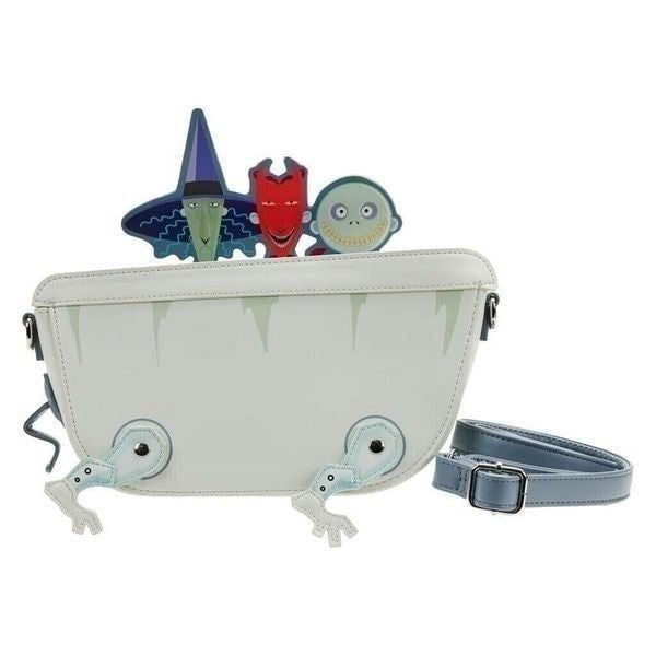 Loungefly Nightmare Before Christmas Lock Shock Barrel Bath Tub Crossbody Bag