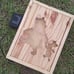 Handcrafted wooden Winnie the Pooh and piglet light box
