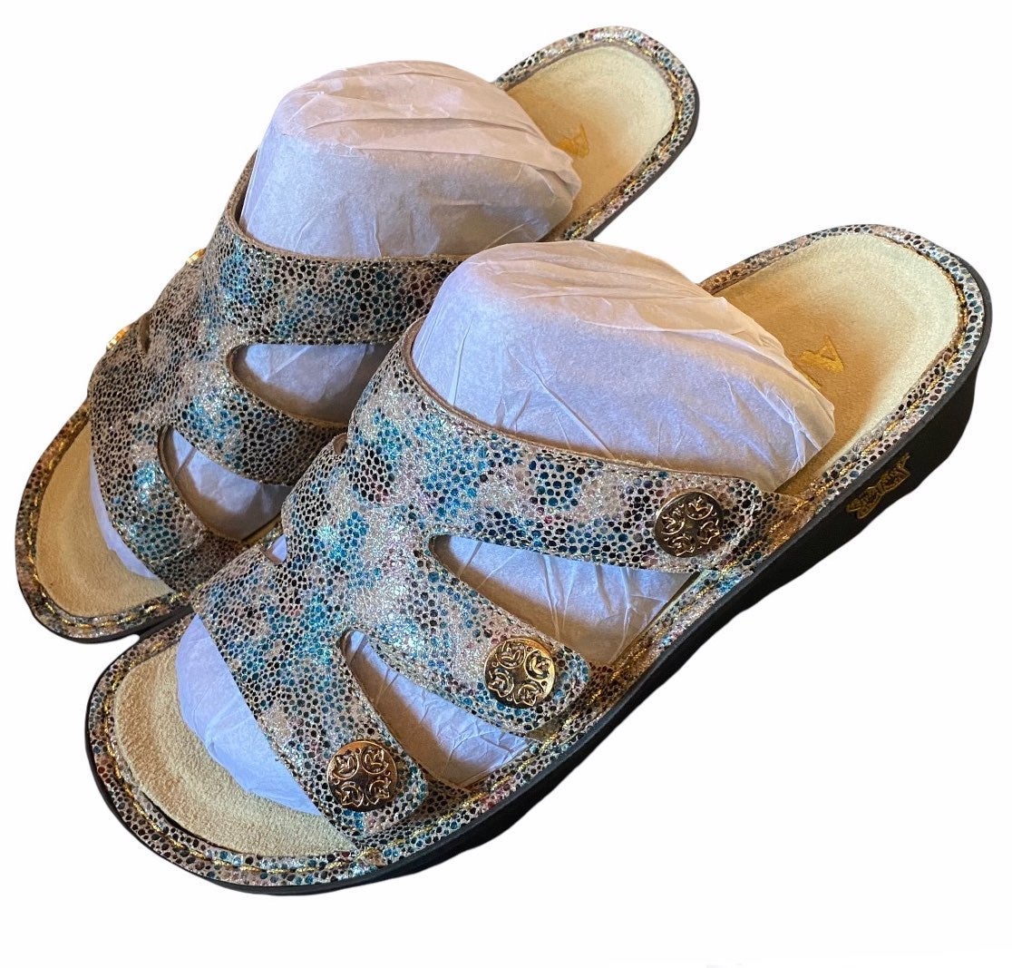 Alegria dinah wide fawn dottie beautiful sandals new 8