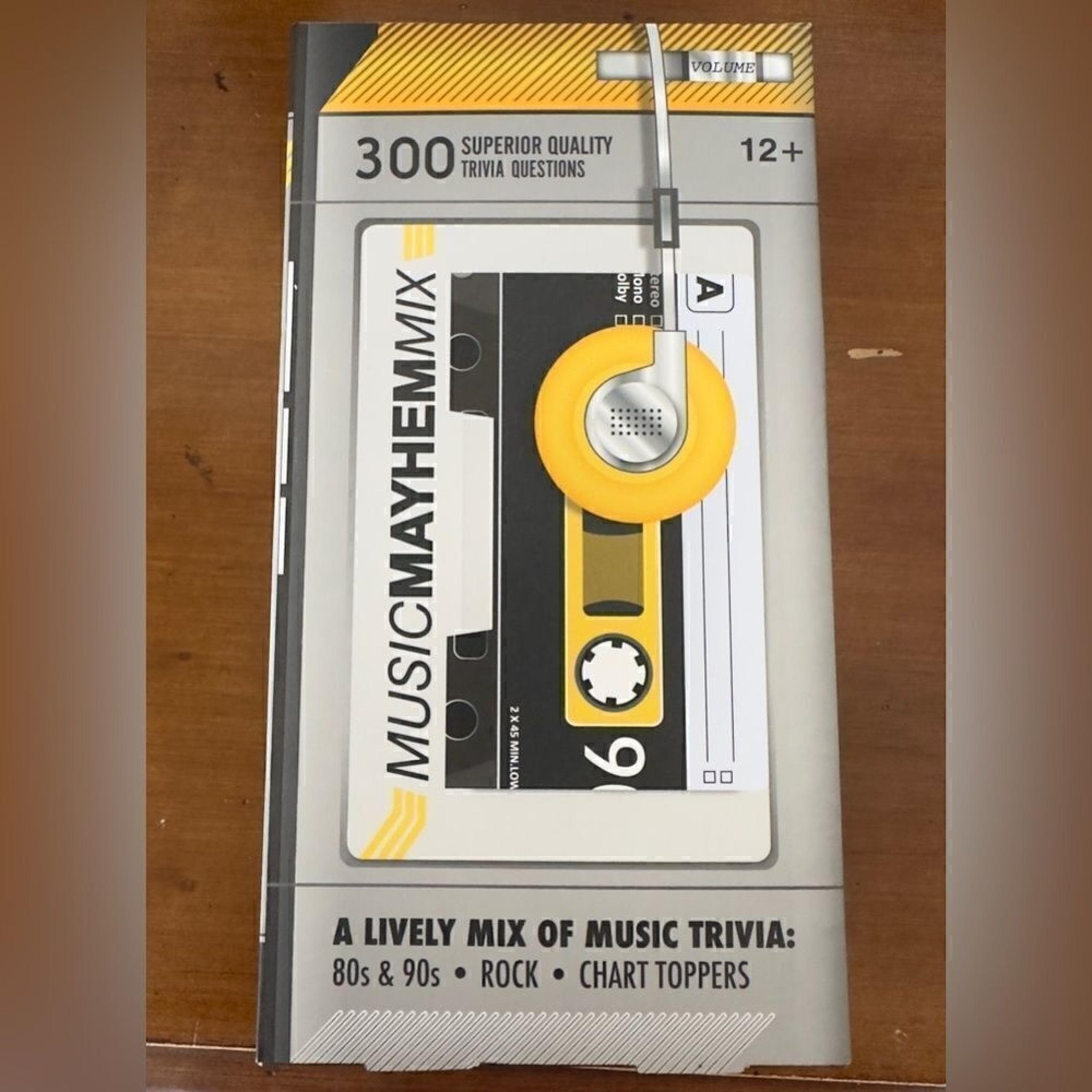 Music Mayhem Mix Trivia - NWT - GAME