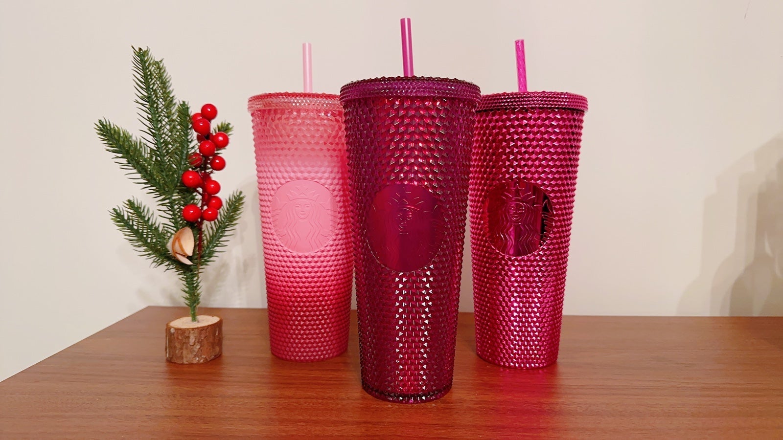 Starbucks 2022 All Pink Lover Tumblers Set of 3