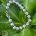 Vintage sterling silver 925 beaded ball bead link bracelet 7.25”