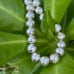 Vintage sterling silver 925 beaded ball bead link bracelet 7.25”