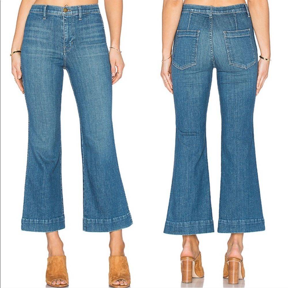 THE GREAT The Sea Crop Jeans