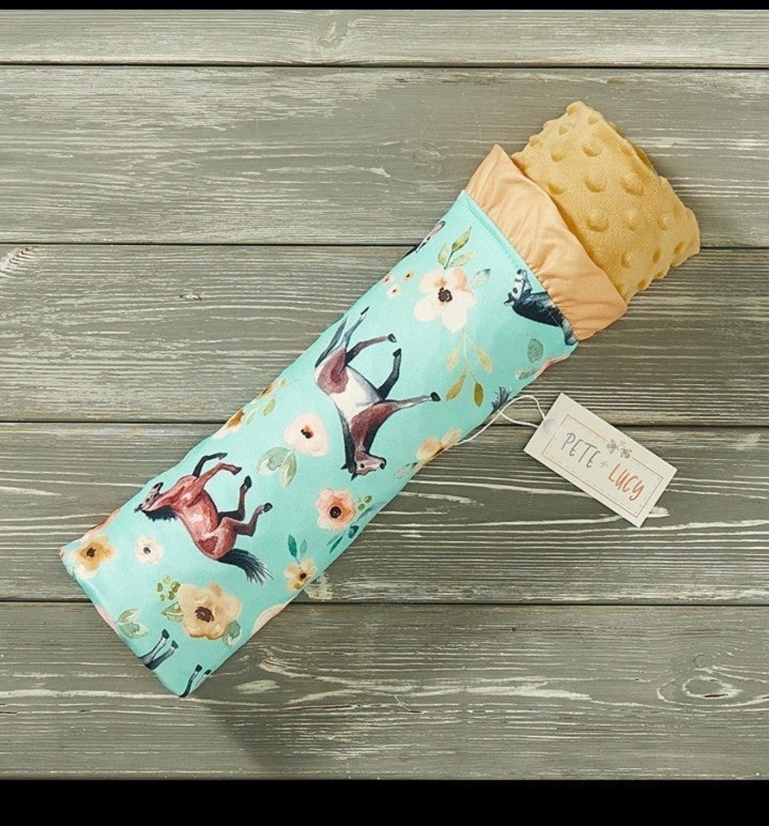 Horse baby blanket