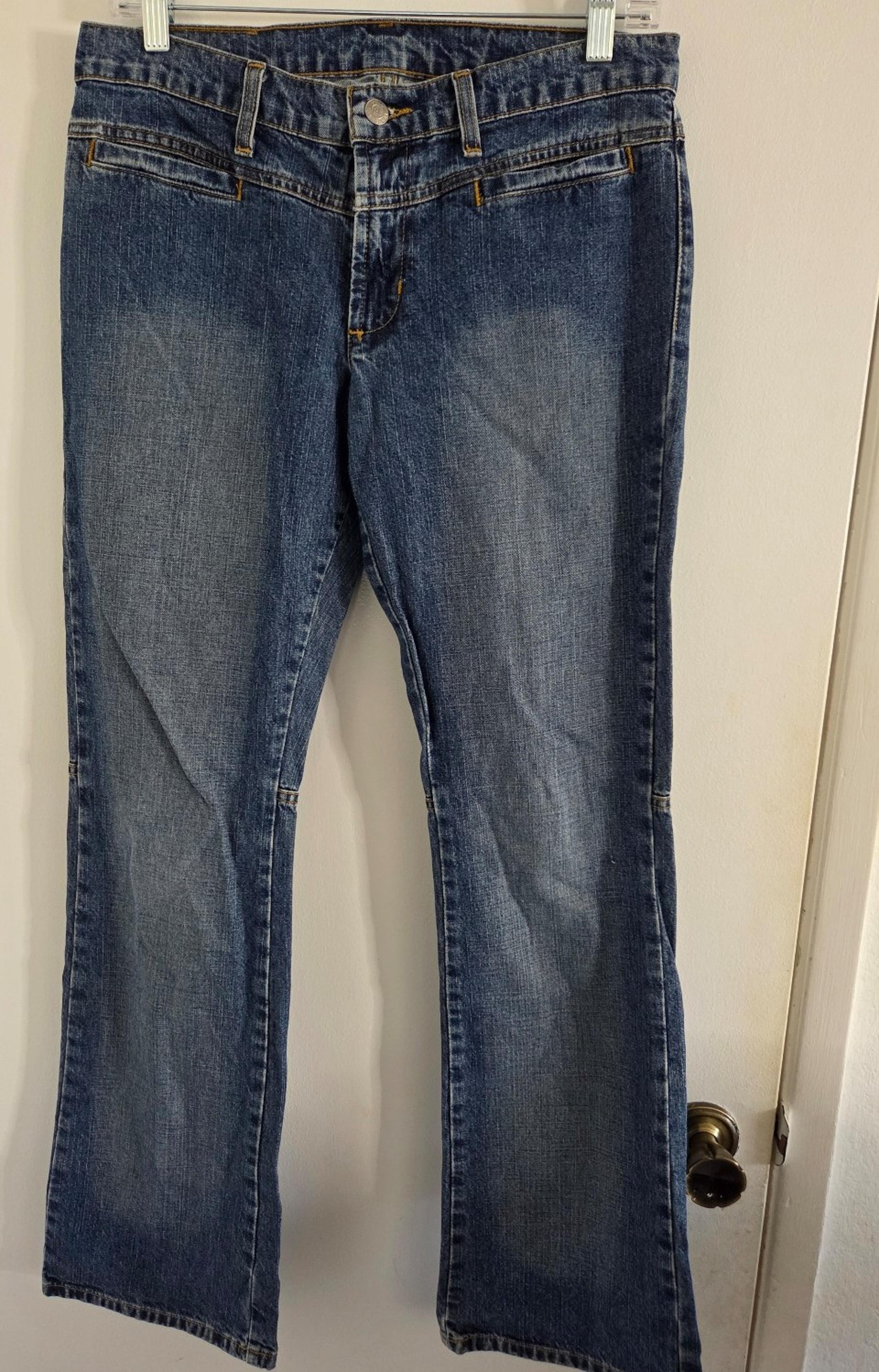 Vintage Polo Ralph Lauren Racer Bootcut Jeans Women's 8 Blue Denim 100% Cotton