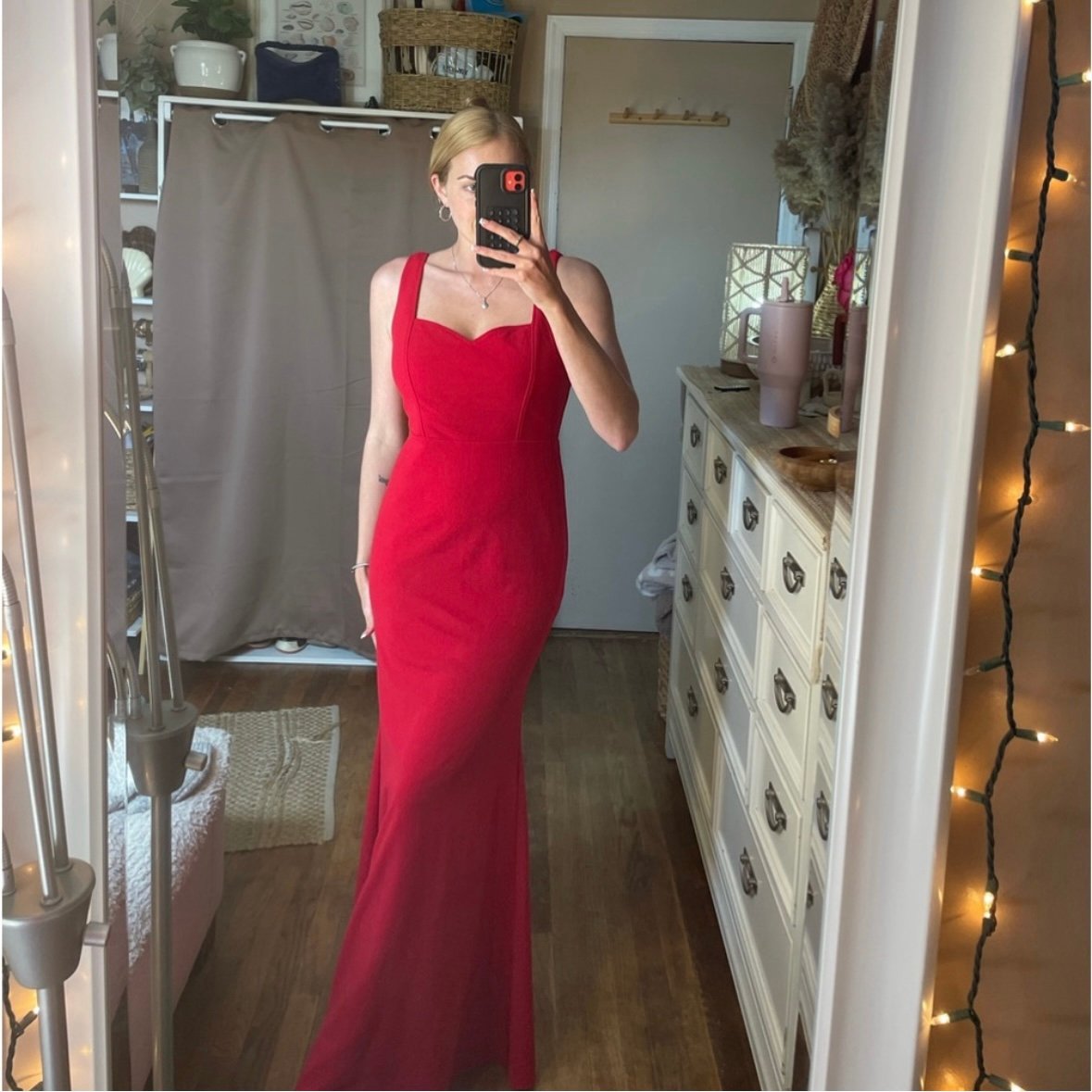 Lulus Sweetest Thing Red Maxi Dress