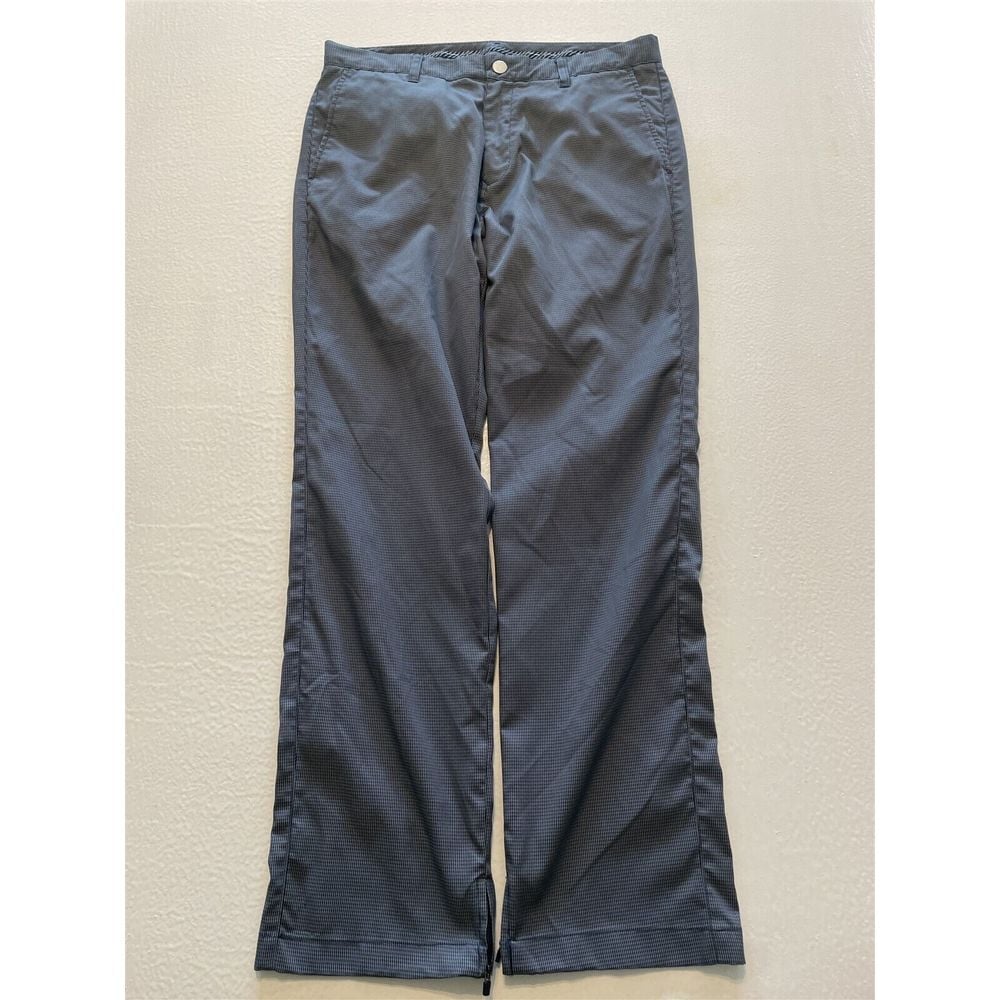 Bonobos Golf 34 x 32 Straight Fit Blue Puppytooth Performance Tech Golf Pants