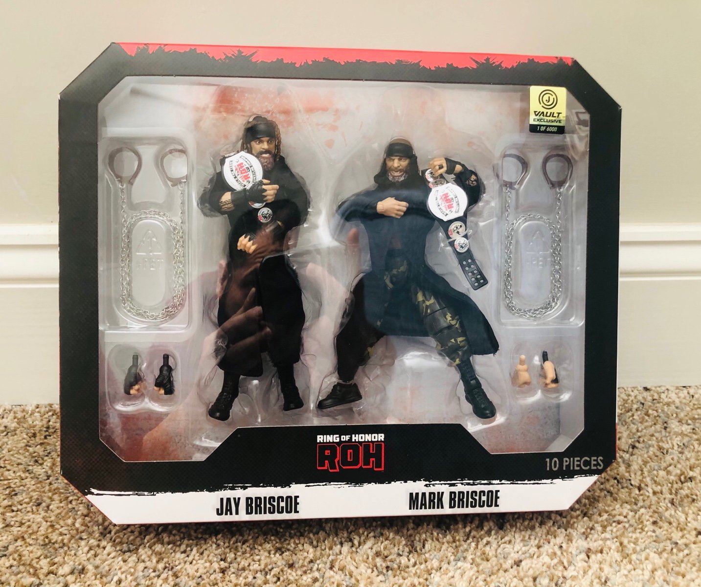 AEW Vault Exclusive - ROH Jay & Mark Briscoe Brothers 2 Pack 1 of 6000 WWE